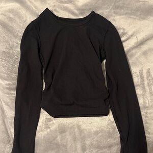 lululemon athletica Black Long Sleeve Top